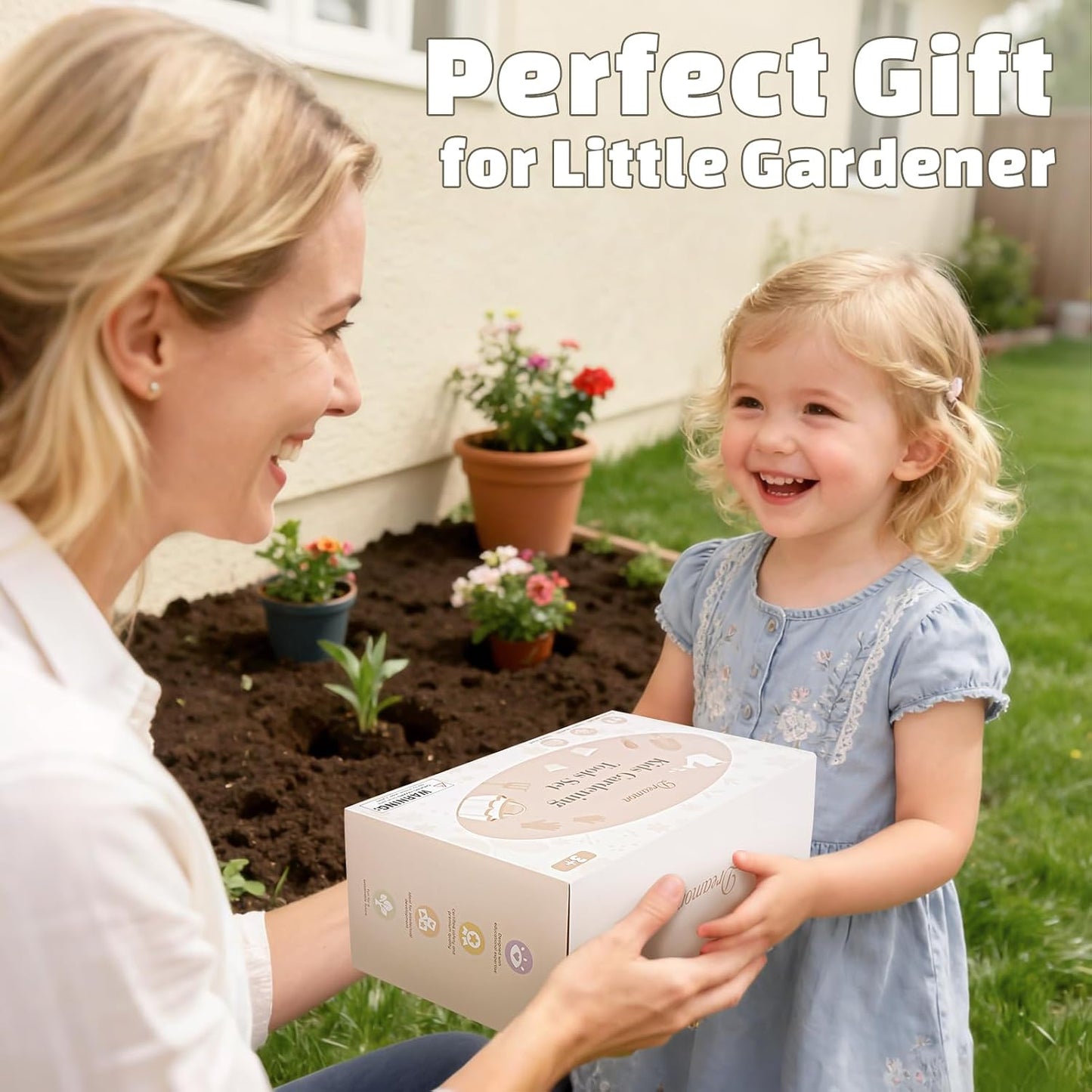 Kids Gardening Set, Quality Gardening Tool Kit Outdoor Toys for Toddlers