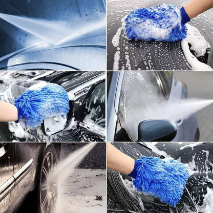 High Pressure Power Washer Wand, Hydro Jet Water Wand Pressure Sprayer,Flexible Garden Watering Wand with 3 Hose Nozzle Universal Hose End for Car Pet Window Patio Gutter Cleaning Tool Blue
