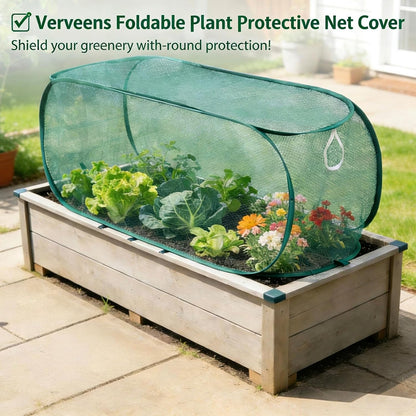 Pop Up Garden Row Cover, 39x18x16 for Raised Beds