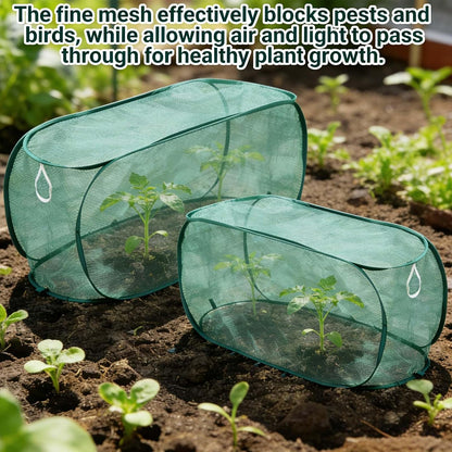 Pop Up Garden Row Cover, 39x18x16 for Raised Beds