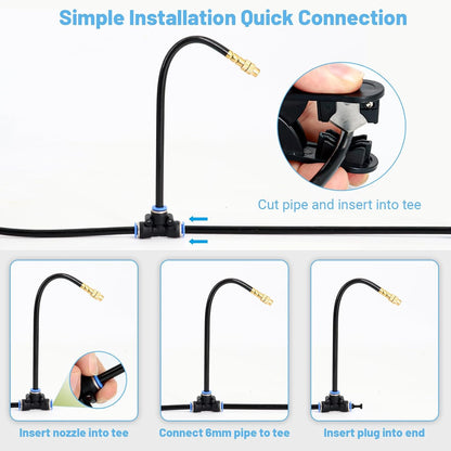 100FT 360° Adjustable Irrigation System for Garden
