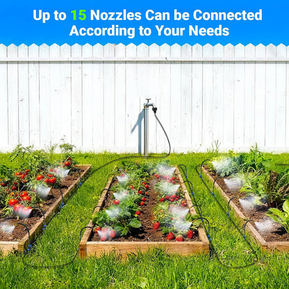 100FT 360° Adjustable Irrigation System for Garden