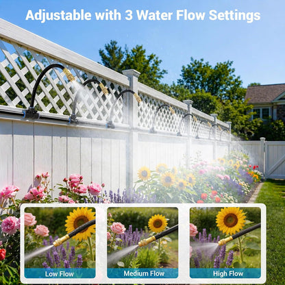 100FT 360° Adjustable Irrigation System for Garden