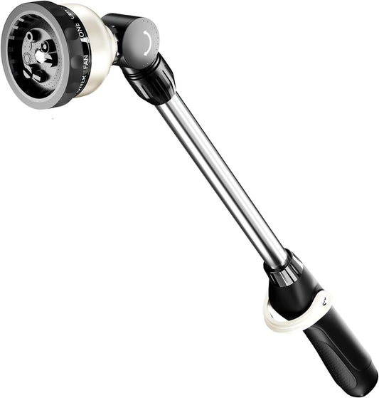 Watering Wand for Garden, 16 Inch, 9 Patterns, 180° Swivel