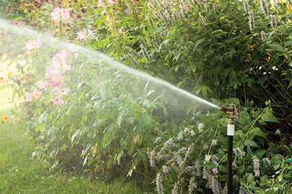 25PJDAC Brass Impact Sprinkler, Adjustable 20° - 360° Pattern, 20' - 41' Spray Distance