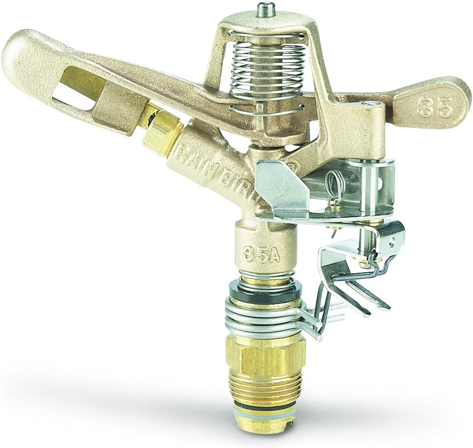 25PJDAC Brass Impact Sprinkler, Adjustable 20° - 360° Pattern, 20' - 41' Spray Distance