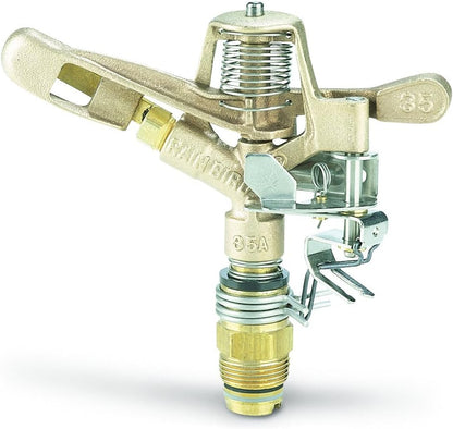 25PJDAC Brass Impact Sprinkler, Adjustable 20° - 360° Pattern, 20' - 41' Spray Distance