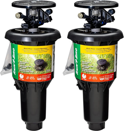 25PJDAC Brass Impact Sprinkler, Adjustable 20° - 360° Pattern, 20' - 41' Spray Distance