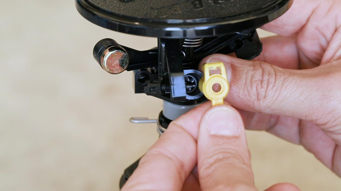 25PJDAC Brass Impact Sprinkler, Adjustable 20° - 360° Pattern, 20' - 41' Spray Distance