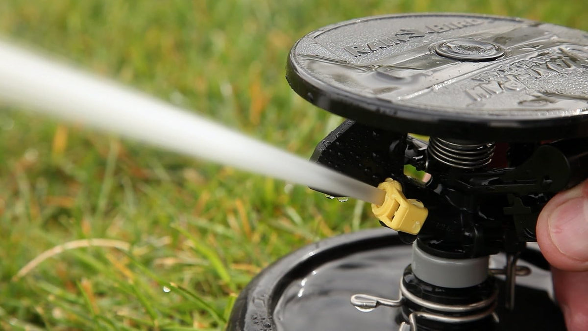 25PJDAC Brass Impact Sprinkler, Adjustable 20° - 360° Pattern, 20' - 41' Spray Distance