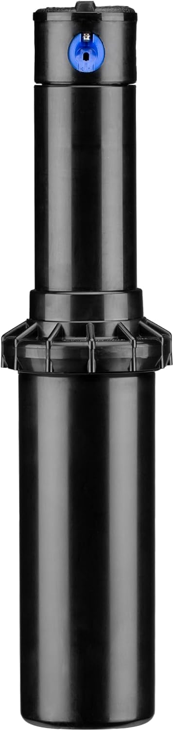 Hunter PGP-ADJ-B 4" Pop-Up Rotor Sprinkler Head, Adjustable 40° to 360° Arc, Gear Drive Lawn Sprinkler Head, 22 to 52 ft Spray Distance, 8 Standard Blue Nozzles Included