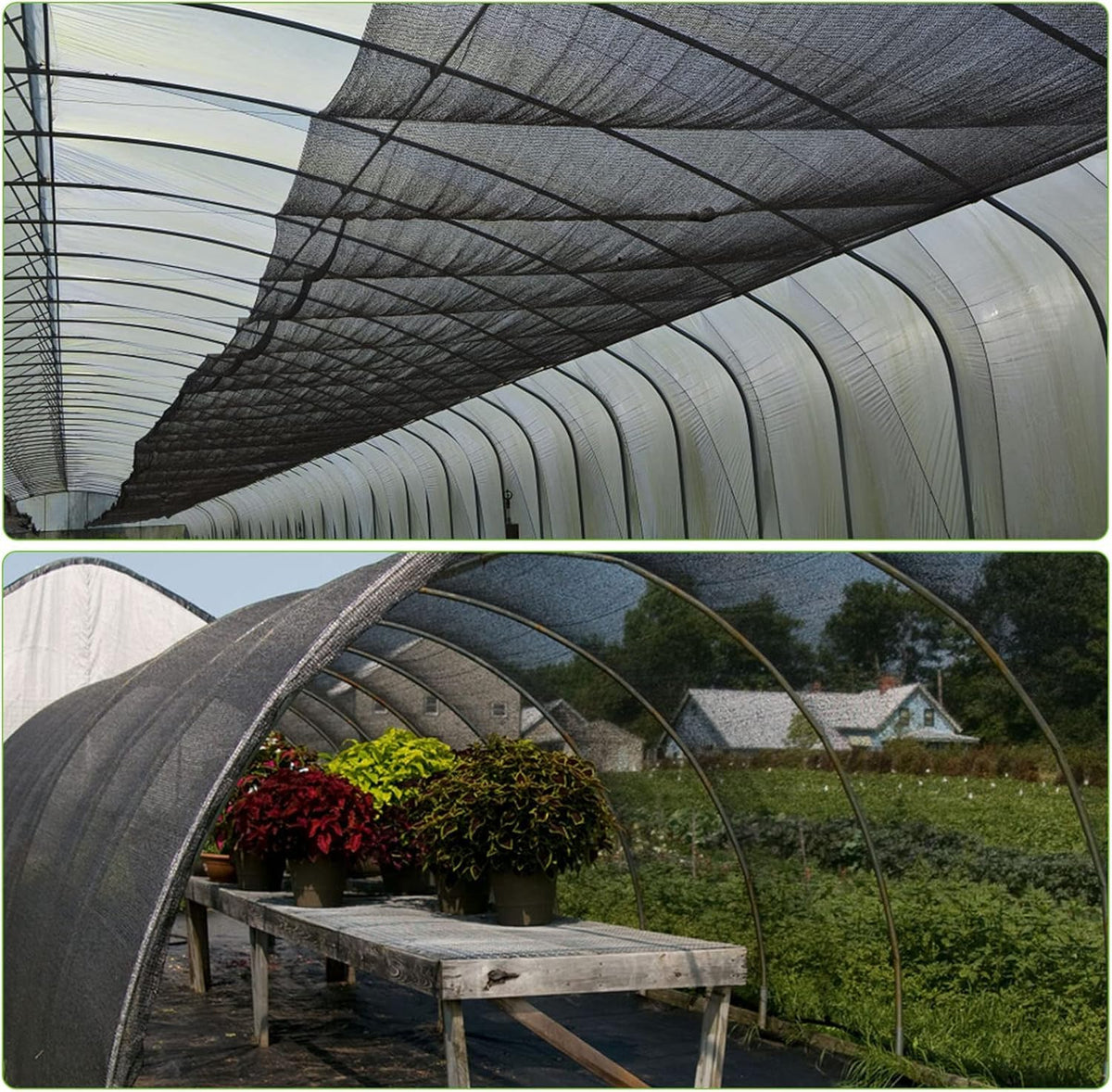 39 x 10 Ft Mosquito Netting for Garden Patio, Breathable Mesh Net for Bird and Insect Protection, Plant Cover for Vegetables, Fruits and Flowers, 3x12m Black