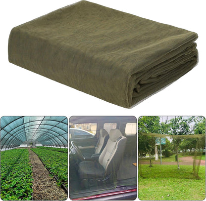 39 x 10 Ft Mosquito Netting for Garden Patio, Breathable Mesh Net for Bird and Insect Protection, Plant Cover for Vegetables, Fruits and Flowers, 3x12m Black