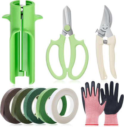 9 Pcs Rose Thorn Remover Set for Wedding Women Mother Gift, Pink
