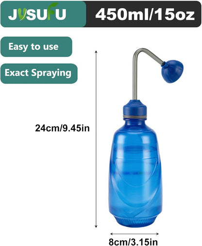 Watering Can for Seedlings, 15oz/0.45l (Blue)