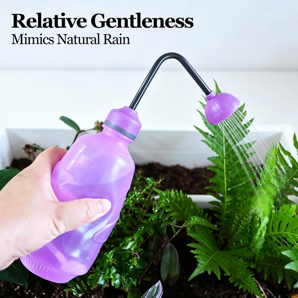 Watering Can for Seedlings, 15oz/0.45l (Blue)