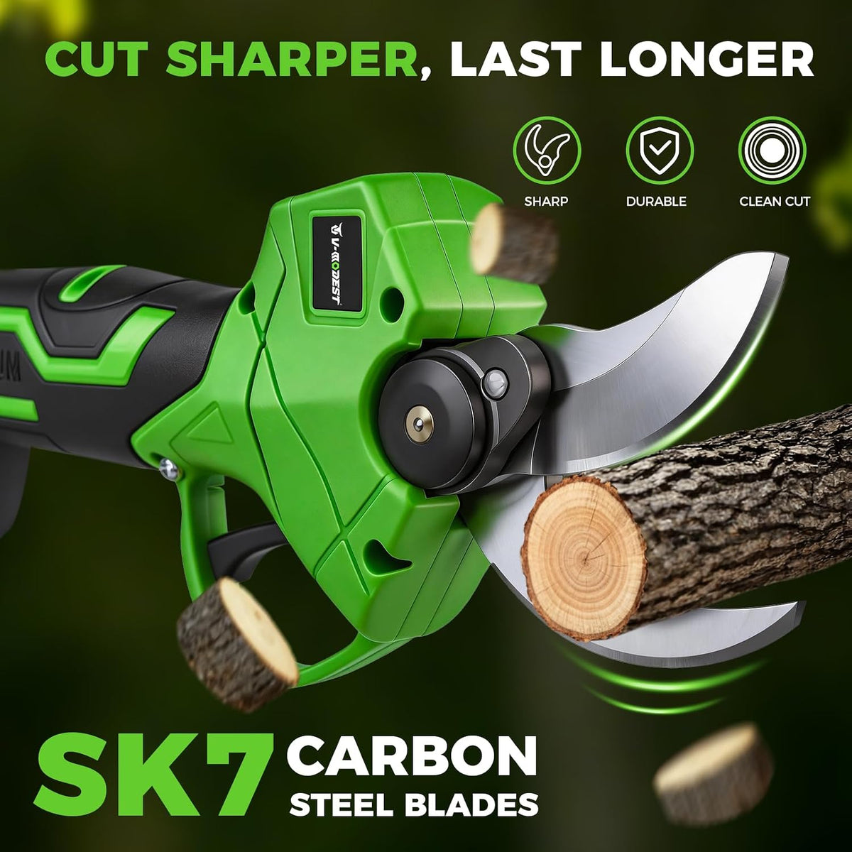 6Inch Mini Chainsaw with Extension Pole, 2-in-1 Pole Saw for Tree Trimming