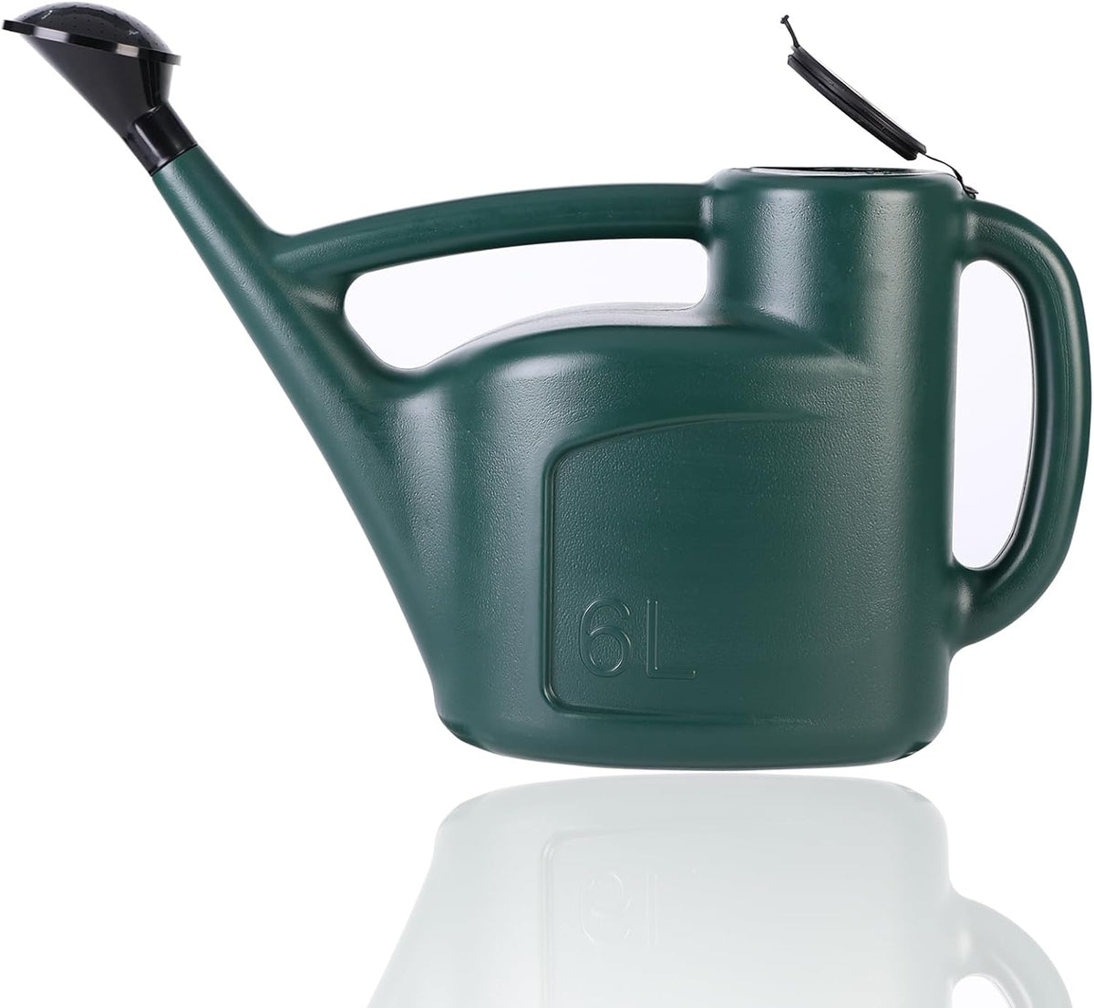 Small Watering Can for Indoor Plants, 0.8 Gallon Plastic Plant Watering Can with Long Spout, Lid and Detachable Sprinkler Head, 3L Lightweight Watering Pot for House Plants and Garden Flower
