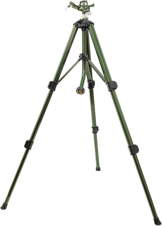 Adjustable Full Metal Tripod Sprinklers for Yard Large Area