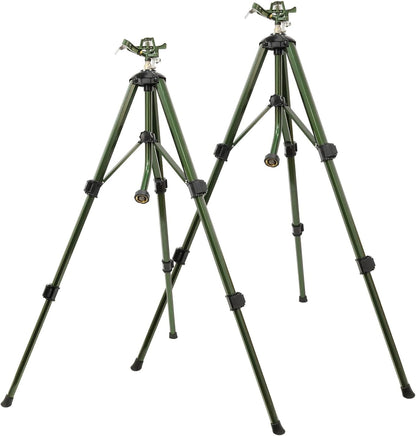 Adjustable Full Metal Tripod Sprinklers for Yard Large Area