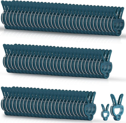 Plant Support Clips, 80 PCS Gentle Flower Plant Clamps for Supporting Vine Climbing Plants, Gardening Lever Loop Gripper Clips Help Stems Vines Grow Straight Upright, 2 Sizes in one Pack