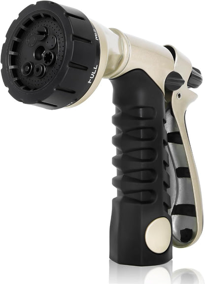 Garden Hose Nozzle, Heavy Duty Metal Water Hose Nozzle for Outdoor