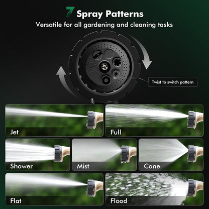 Garden Hose Nozzle, Heavy Duty Metal Water Hose Nozzle for Outdoor