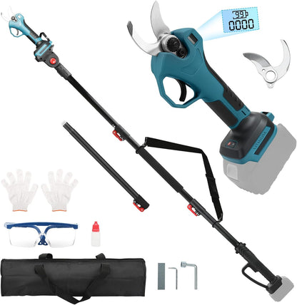 2-in-1 Cordless Pole Pruning Shears for Dewalt 20V Battery (No Battery)