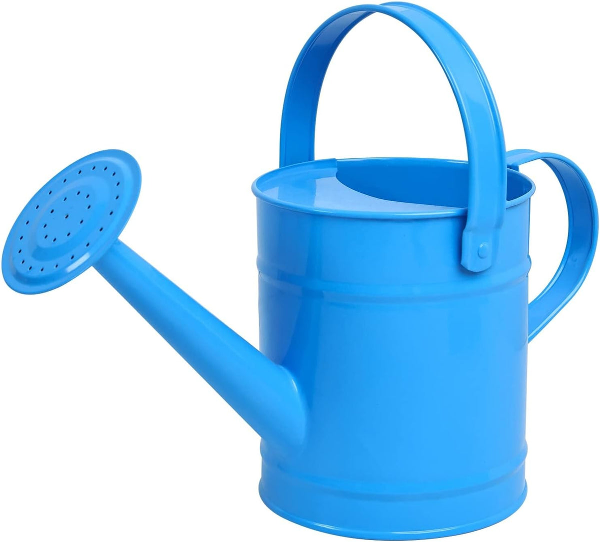 Blue Metal Watering Can, 1.5L for Kids Comfort Handle