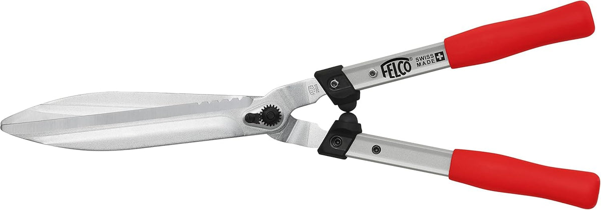F250-57 Swiss Made Hedge Shears for Gardening – 22" Lightweight Precision Clippers for Shrub Trimming | Hedge Scissors | Trimmer Tool with Chromed Carbon Blades | I-Beam Handles