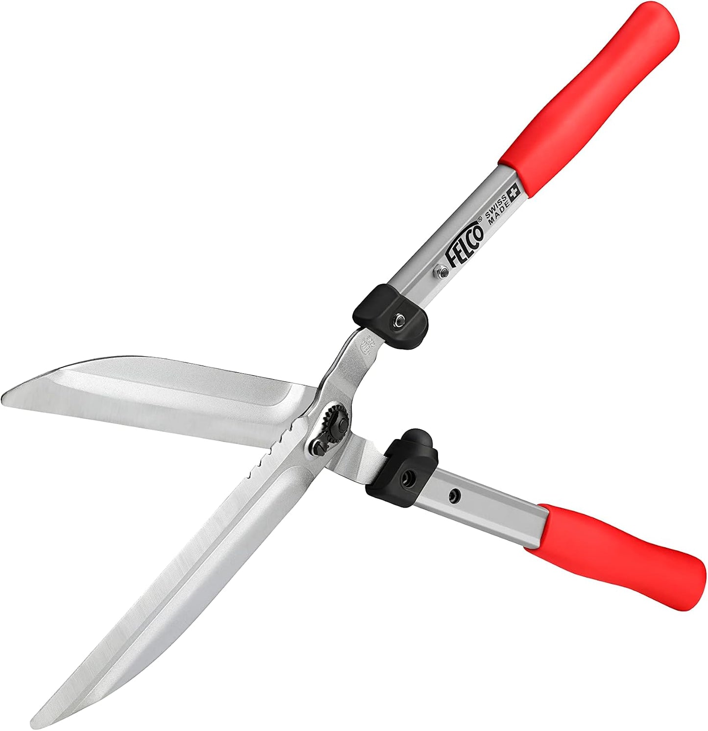 F250-57 Swiss Made Hedge Shears for Gardening – 22" Lightweight Precision Clippers for Shrub Trimming | Hedge Scissors | Trimmer Tool with Chromed Carbon Blades | I-Beam Handles