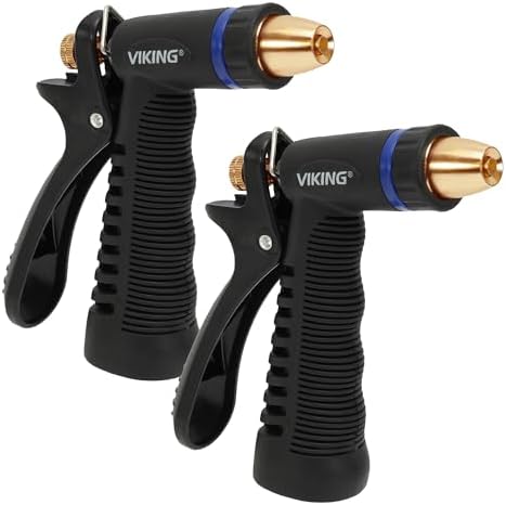 VIKING Hose Nozzle, Adjustable and Heavy-Duty for Cars and Home