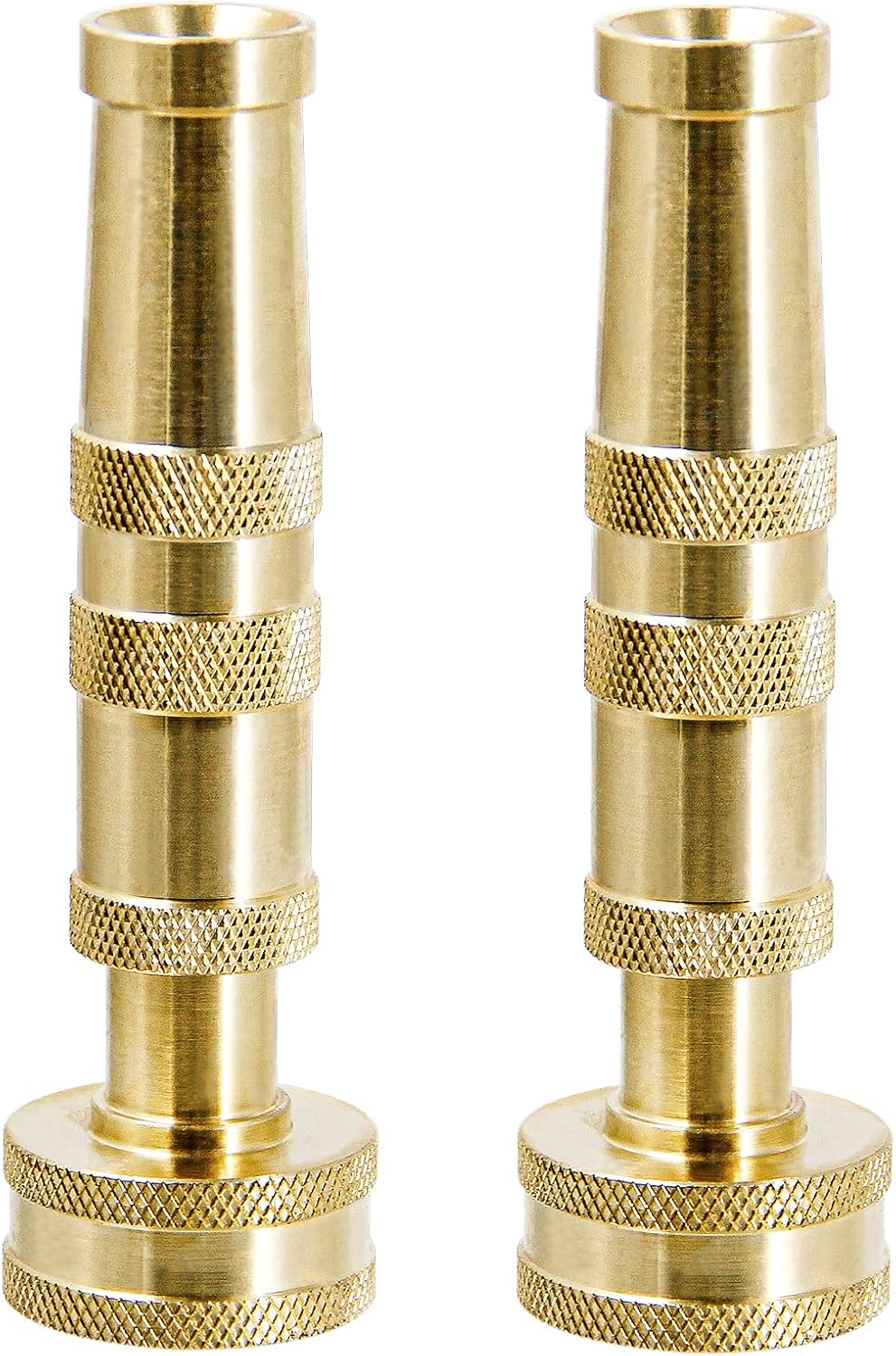 Brass Heavy Duty Adjustable Twist Hose Nozzle Set