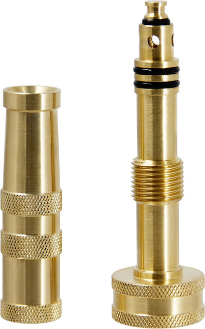 Brass Heavy Duty Adjustable Twist Hose Nozzle Set