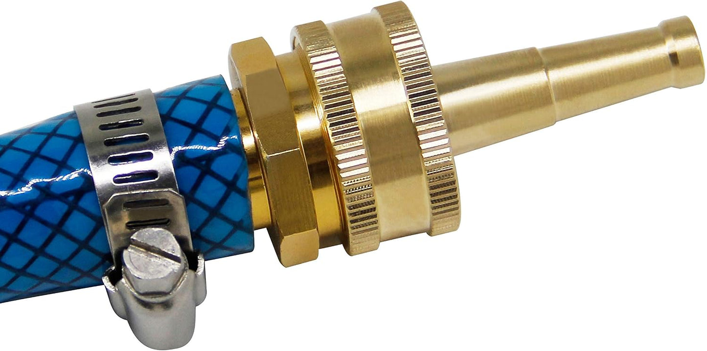 Brass Heavy Duty Adjustable Twist Hose Nozzle Set