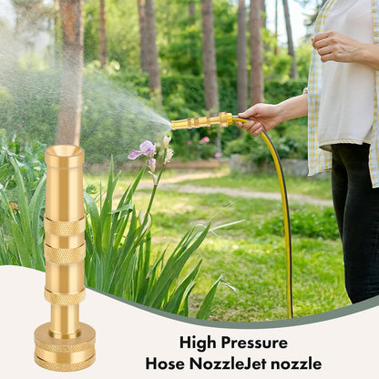 Brass Heavy Duty Adjustable Twist Hose Nozzle Set