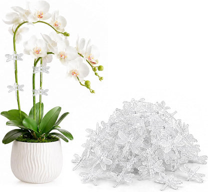 100Pcs Plant Orchid Clips, Garden Plant Support Clip