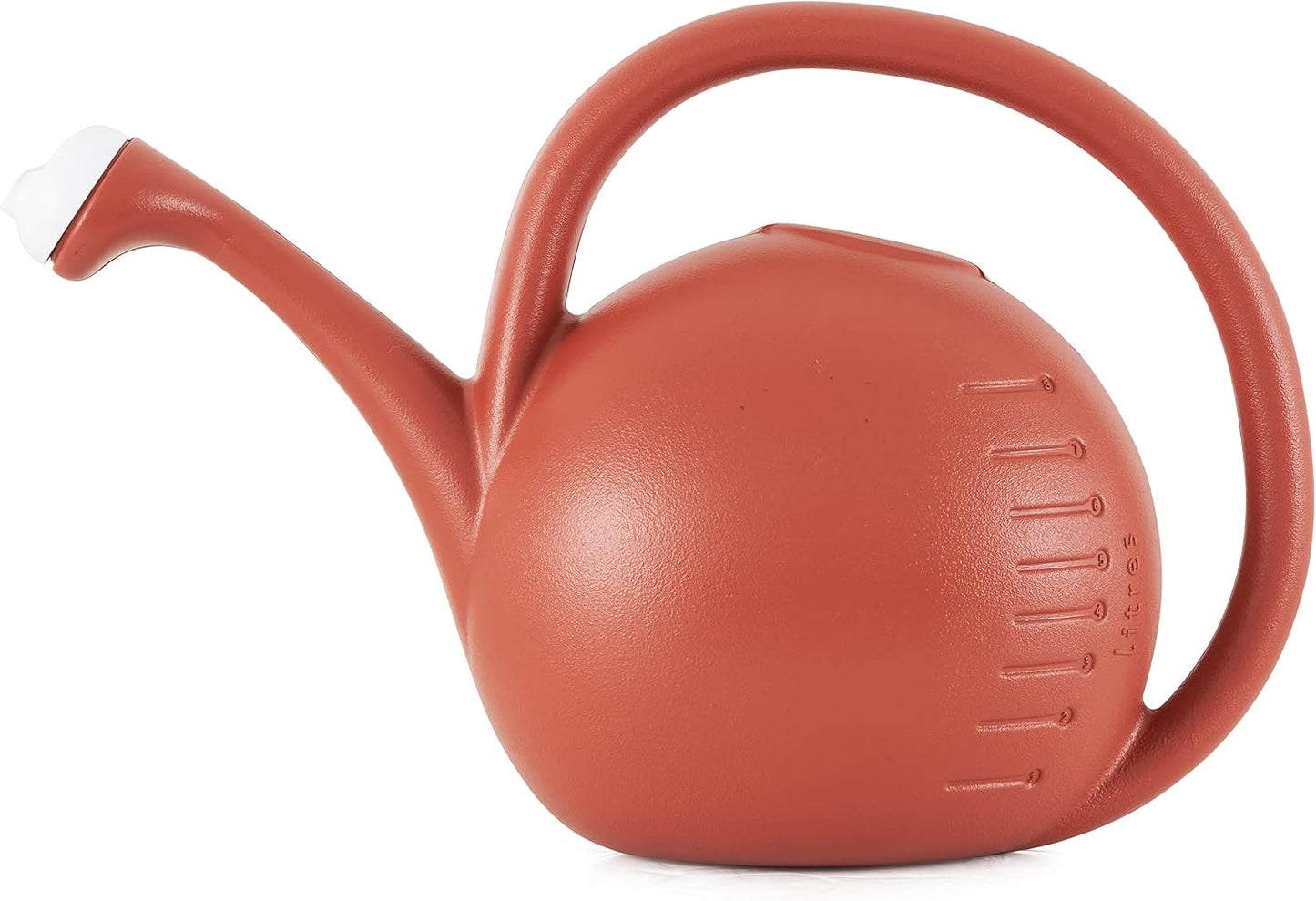 2-Gallon Premium Plastic Rosette Watering Can - 11"x21"x13.75" in Evergreen Color