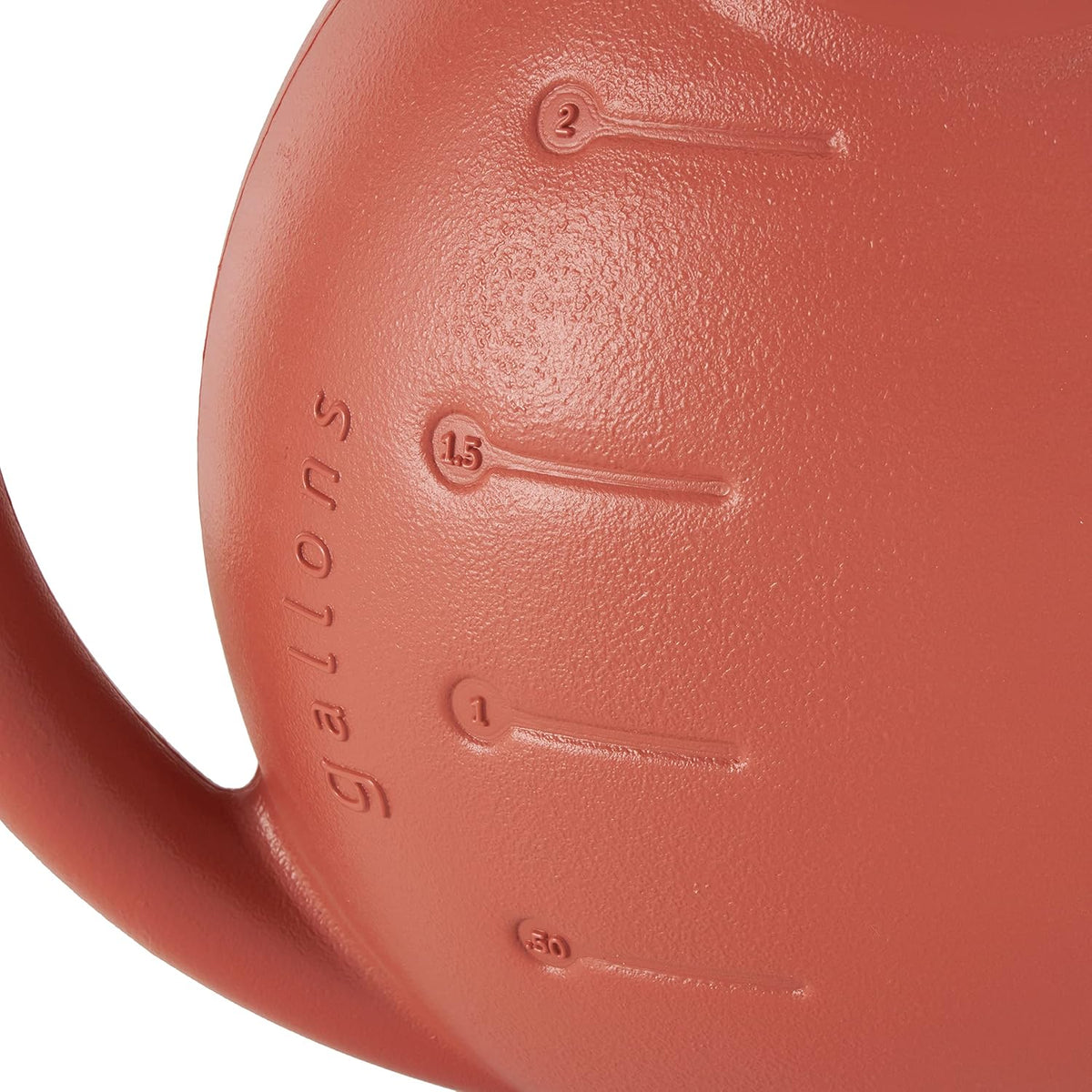 2-Gallon Premium Plastic Rosette Watering Can - 11"x21"x13.75" in Evergreen Color