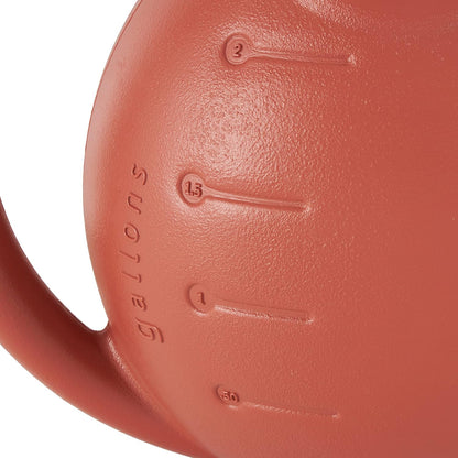 2-Gallon Premium Plastic Rosette Watering Can - 11"x21"x13.75" in Evergreen Color