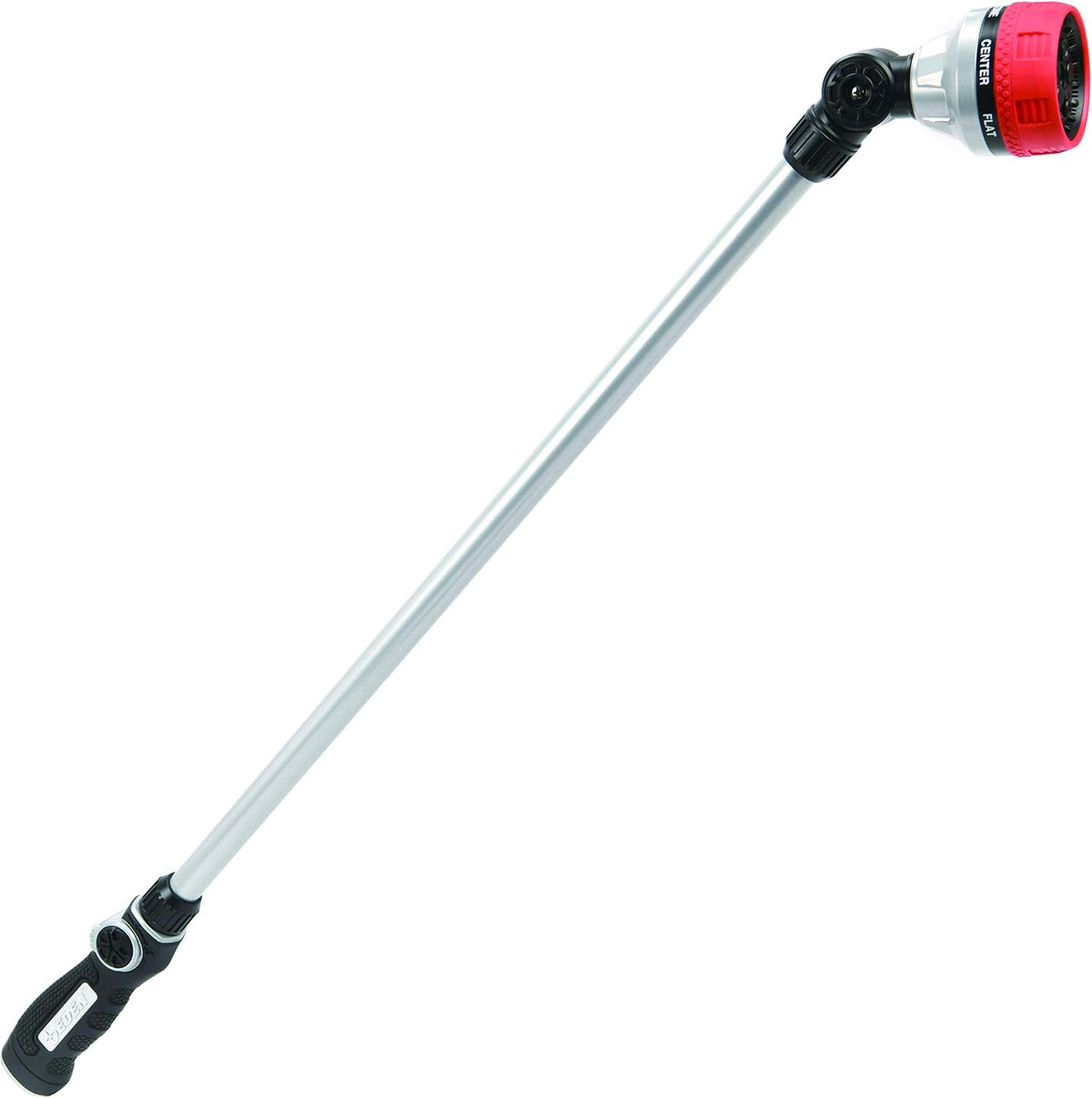 96618 Metal Thumb-Control 7-Pattern 33 in. Watering Wand | Heavy-Duty Water Sprayer for Hanging Plants, Gardens & Lawn Care, Quick Connect Set Bundle