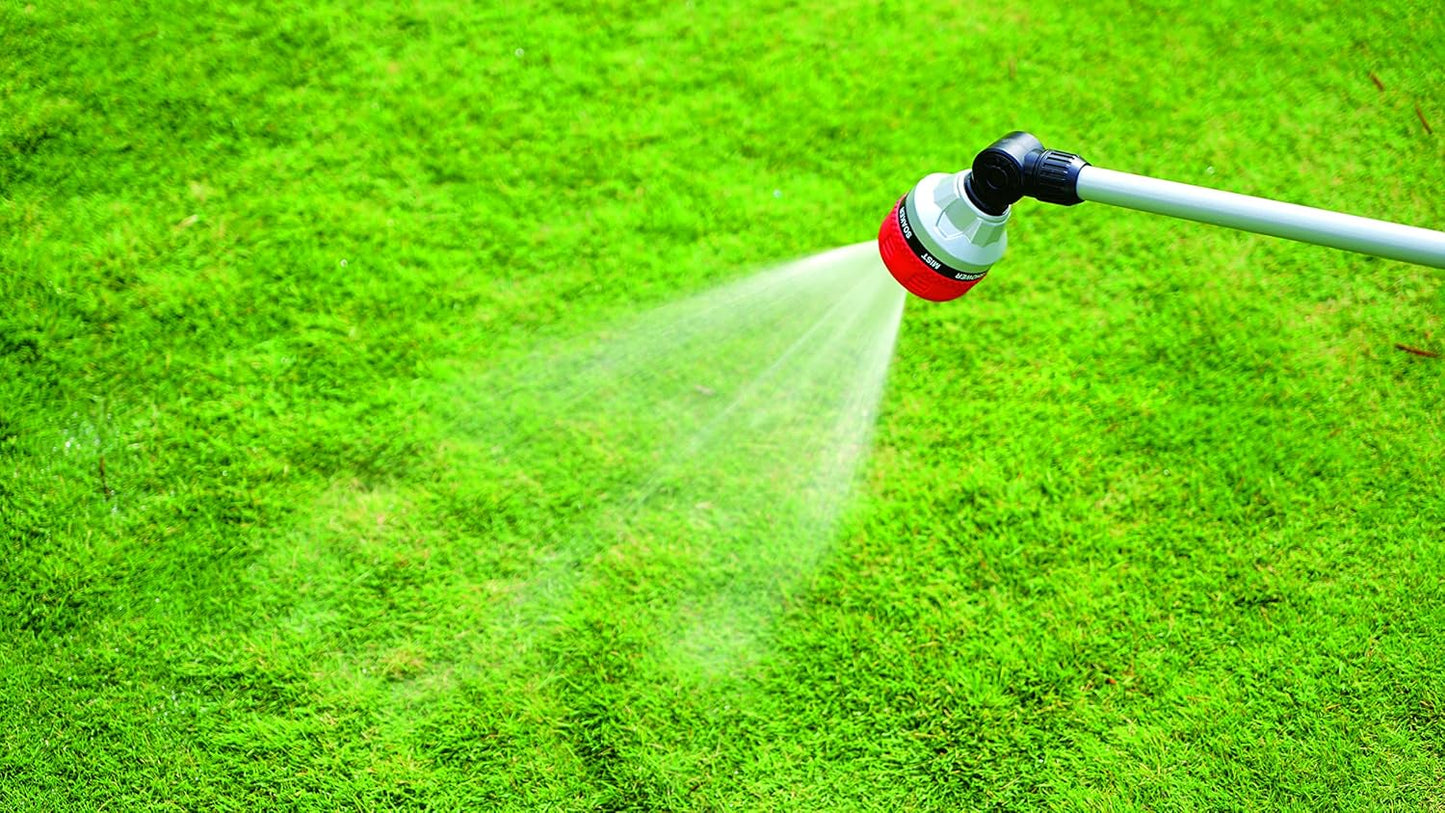 96618 Metal Thumb-Control 7-Pattern 33 in. Watering Wand | Heavy-Duty Water Sprayer for Hanging Plants, Gardens & Lawn Care, Quick Connect Set Bundle