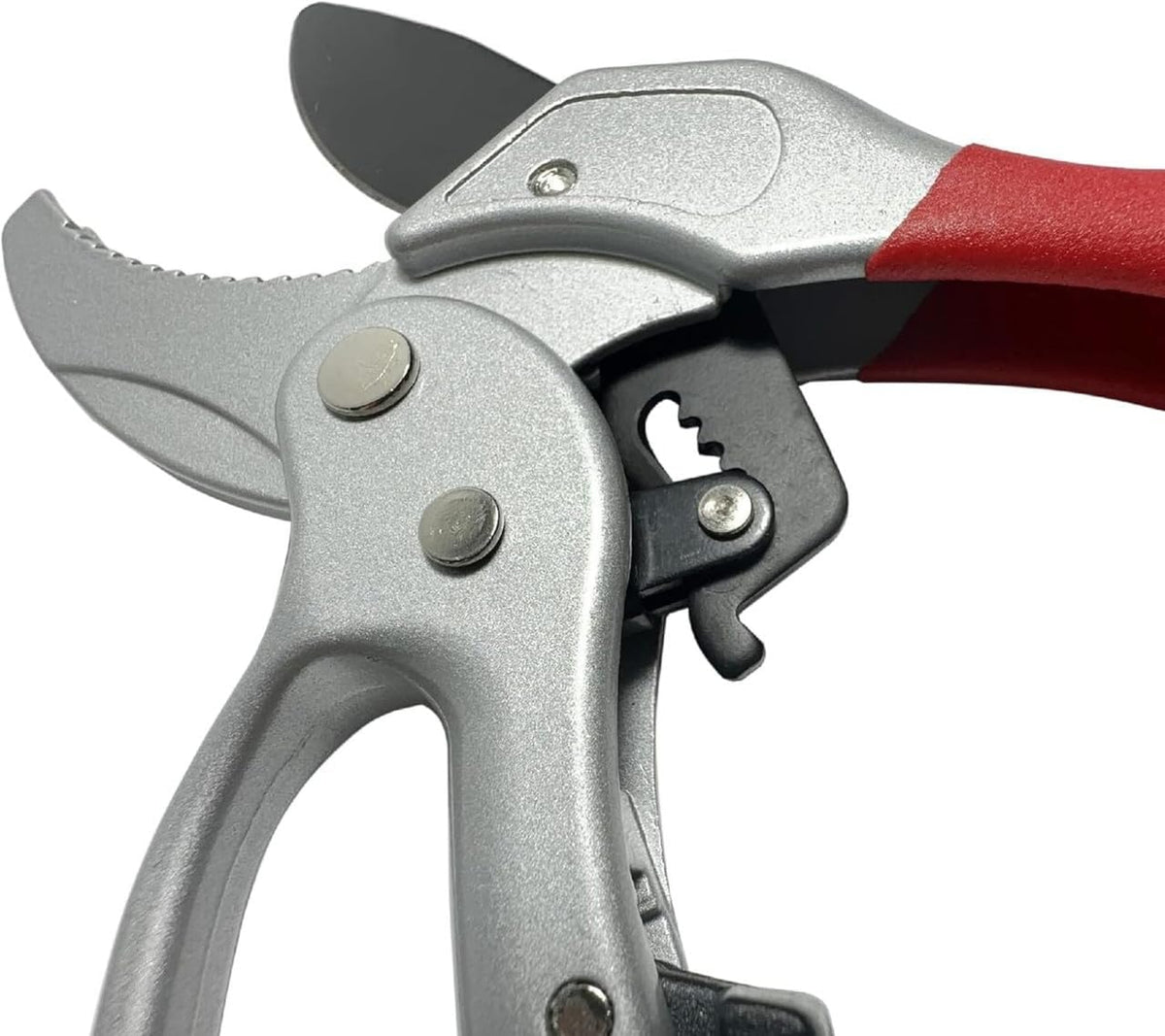 Ratchet Anvil Pruning Shears, Heavy Duty Carbon Steel Hand Pruners for Tree Trimming & Gardening
