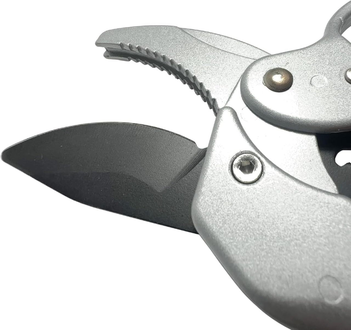 Ratchet Anvil Pruning Shears, Heavy Duty Carbon Steel Hand Pruners for Tree Trimming & Gardening