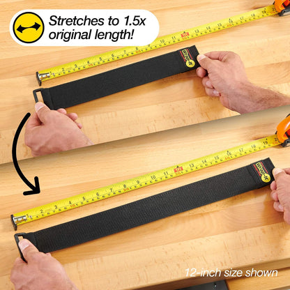 Super-Stretch Straps - 24" (4 Pack) Black