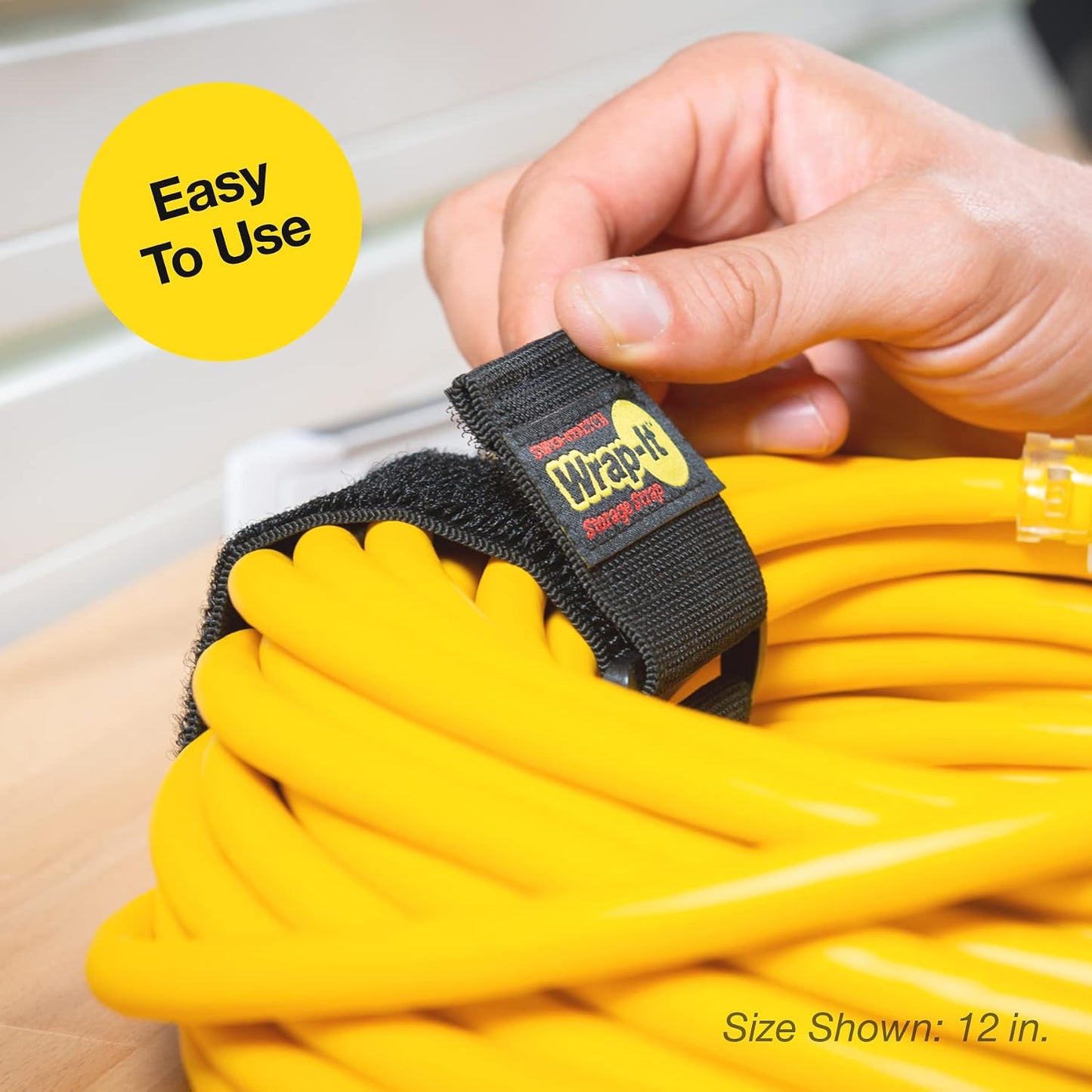 Super-Stretch Straps - 24" (4 Pack) Black