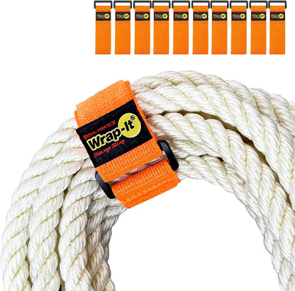 Super-Stretch Straps - 24" (4 Pack) Black