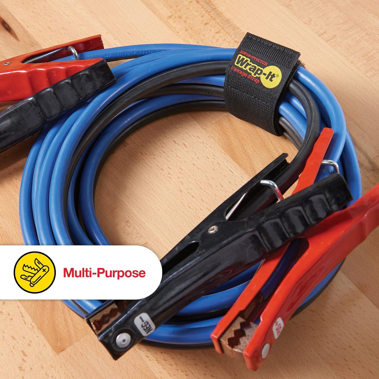 Super-Stretch Straps - 24" (4 Pack) Black