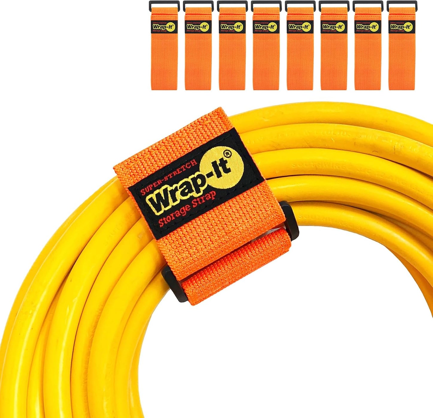 Super-Stretch Straps - 24" (4 Pack) Black