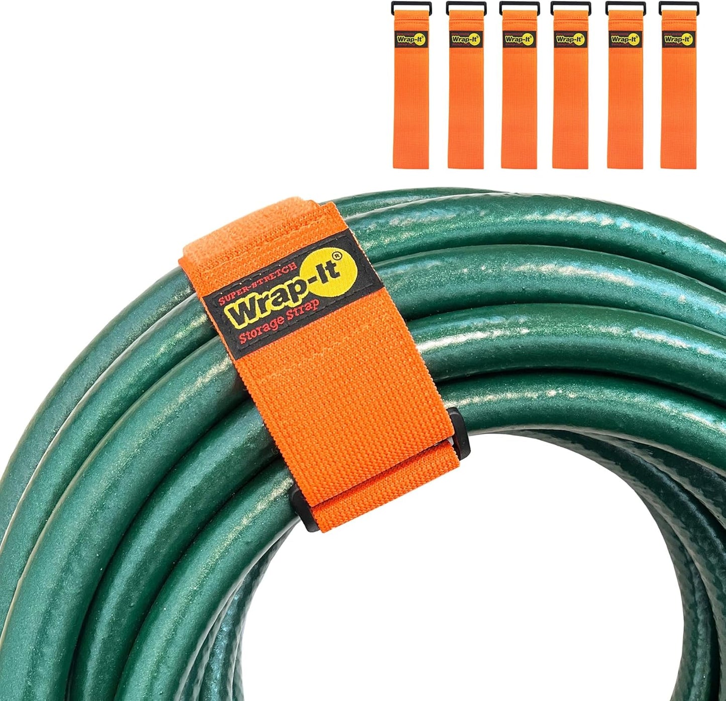 Super-Stretch Straps - 24" (4 Pack) Black